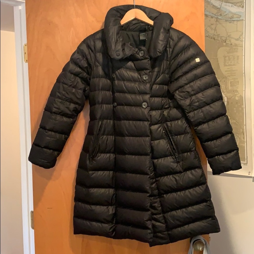 North face long puffy jacket